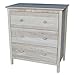 International Concepts Dresser with 3 Drawers, Unfinished
