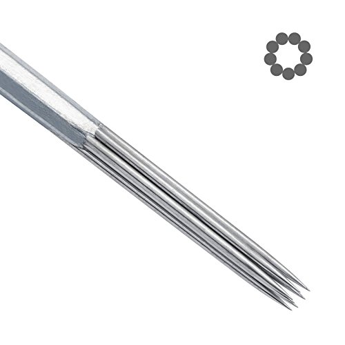 ACE Needles 50 pcs. 9 Round Shader Pre-Made Sterile Tattoo Needles - 9RS