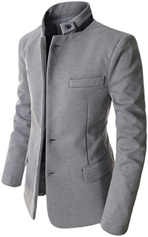 Showblanc(SBDJK8) Man's Slim FIt Chinese Collar 2 button Casual Style Blazer