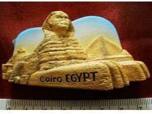 Egypt Sphinx Giza Cairo Resin Thai Magnet Hand Made Craft