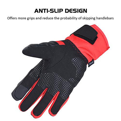 Motorcycle Gloves Winter Touchscreen Waterproof Cold Weather Gloves L - Thumbnail 5