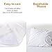 Boomile Queen Size Pillowcases, 100% Brushed Microfiber Ultra Soft Pillow Cases Set, Envelope Closure, Wrinkle Free, Fade, Stain Resistant Allergy Protection Pillow Protector (Set of 2, White)
