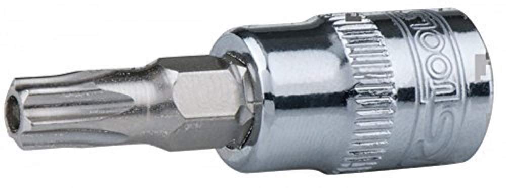 KS Tools 918.3948 3/8" CHROMEplus Bit socket TX tamperproof,TB50