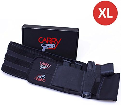 XL Advanced Breathable Belly Band Holster for Concealed Carry| for Men and Women | Right and Left Hand Draw