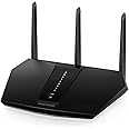 NETGEAR Nighthawk WiFi 6 Router (RAX30) 5-Stream Dual-Band Gigabit Router, AX2400 Wireless Speed (Up to 2.4 Gbps), Coverage Up to 2,000 sq.ft. and 20 Devices (Renewed)