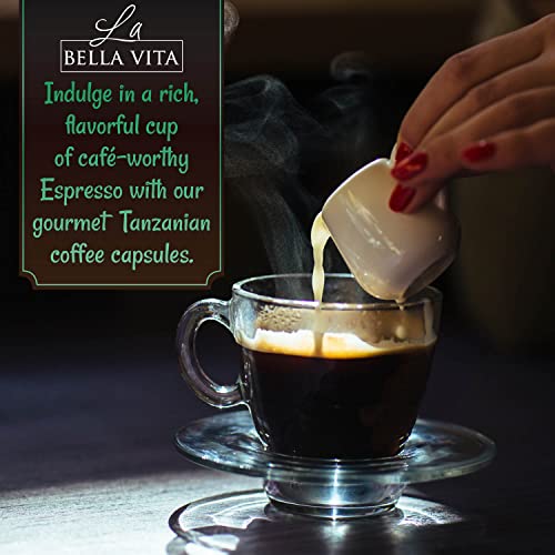 Kilimanjaro Africa Single Origin Dark Roast Coffee Capsules Nespresso