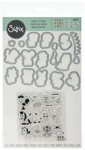 Sizzix 662615 Framelits Fustelle, Animali dello Zodiaco