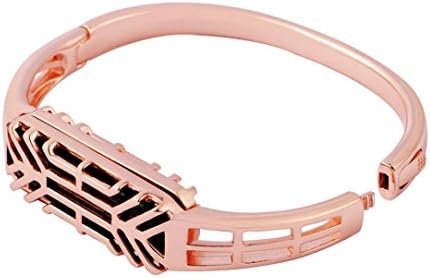 Electric Accessory Metal Bracelet, Activity Tracker Accessory Replacement Metal Watch Band Bracelet Strap for Fitbit Flex 2