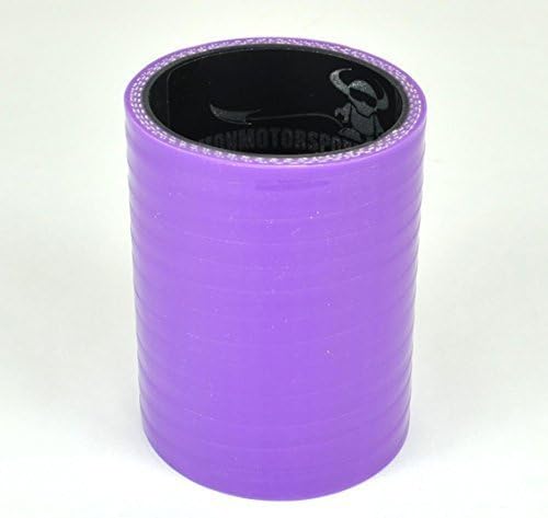 Demon MotorSport 76mm 3.0" - Straight Silicone Hose (Length 76mm) Purple with Black Liner