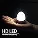 Night Light for Kids, Lammcou Egg Light Tumbler Nursery Children Night Light Mood LED Flashlight Light Lamp Toy Mini Christmas Holiday Gift Handheld Night Light for Baby Adults Kid Children-Blue
