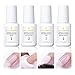 BORN PRETTY 7ml Dipping Nail Powder System Liquid Clear Nail Art Manicuring Gel Polish No UV Lamp Needed Set 4