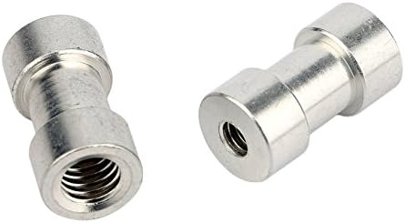 Photo Studio Screw 1/4" to 3/8" Tripod Screw Mount Converter Adapter Flash Light Stand Camera Spigot Accessories (Pack of 2)