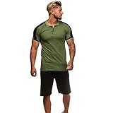 F_Gotal Men Outfits 2 Pieces Fashion Summer Short