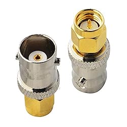 BOOBRIE BNC SMA Coax Connector SMA Male to BNC