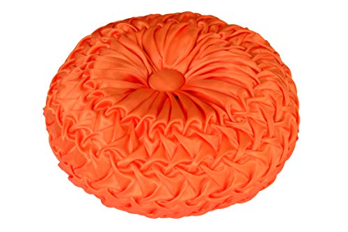 Hello Mariachi Orange Sofa Cushions for Sofas Beds Couch Multiple Uses Filled Cushions Ready to Use Handmade Satin Fabric in Bright and Vivid Colors