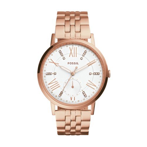 Fossil Women's ES4246 Gazer Multifunction Rose Gold-Tone Stainless Steel Watch