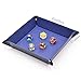 pushang LYYXLL - 6 Pack Square Folding Dice Tray PU Leather Tray for Rolling Dice Games,RPG, DND,Candy Storage Box Holder