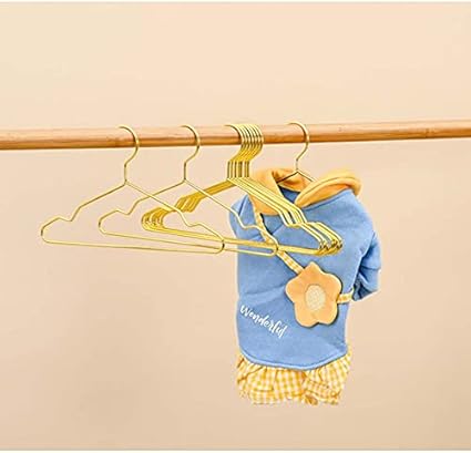 Amazon Hfbsn ペットハンガー 本セットハンガー エレガントゴールド犬ハンガー 金属ハンガー 猫犬専門のハンガー 頑丈 耐用性 お洒落さん 服整理用 Xl Xxlサイズの服に適用 ゴールド ペット用本 Hfbsn シャツ パーカー 通販