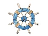 Hampton Nautical Rustic and White Decorative Ship