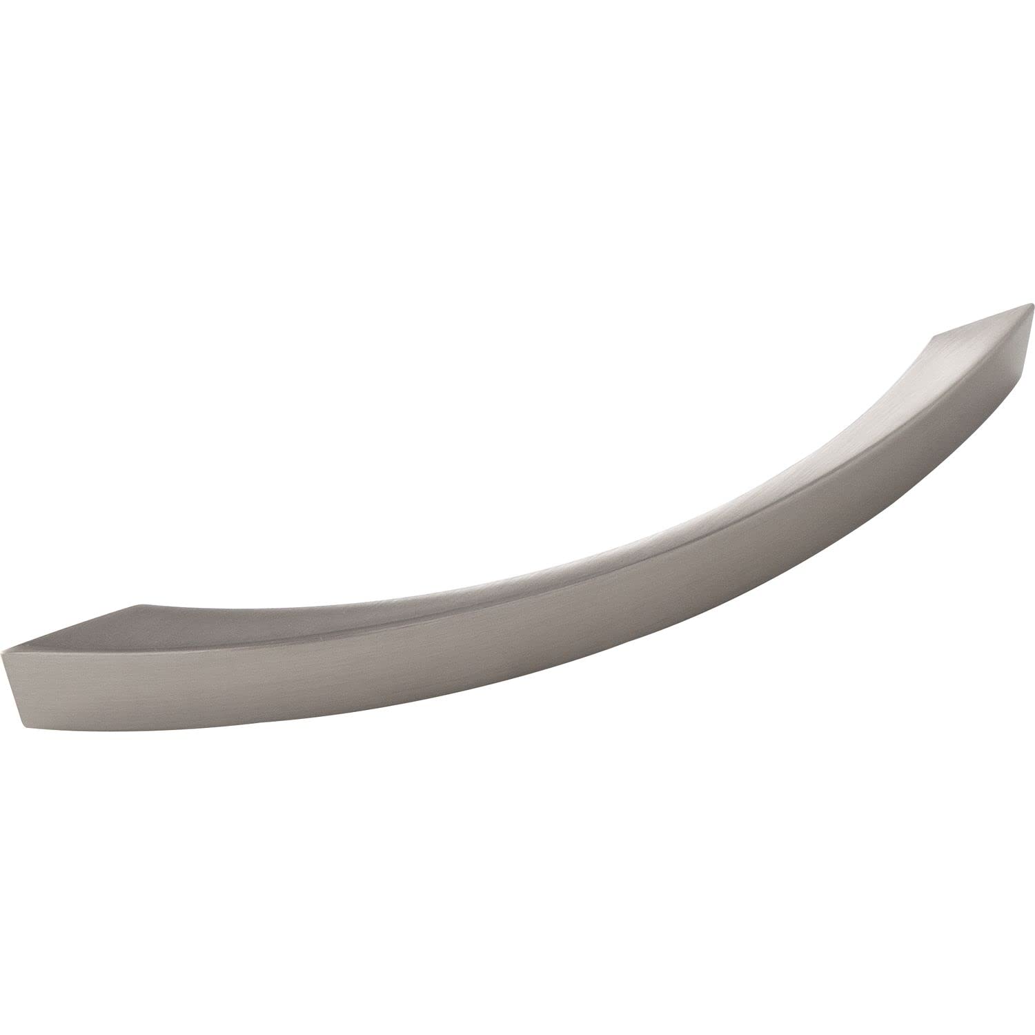 OBF 08 8443 46.19.1 Grimme Furniture Handle (Arch) Faro Bow Handle, Curved Width 197 mm, Die-Cast Zinc Stainless Steel Effect, Silver