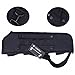 CyberDyer Tactical Molle Rifle Carrying Bags Military Army Shotgun Scabbard Rifle Carry Shoulder Bag for Short Barrel (Black)