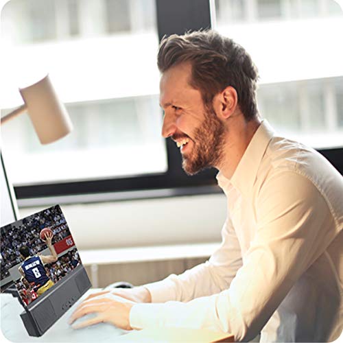 IIKOOPEEK-Mobile-Phone-Screen-Amplifier-With-Audio-Bluetooth-Speaker-3D-HD-12-Inch-Portable-Mobile-Phone-Magnifier-Cell-Phone-Stand-Screen-Projector