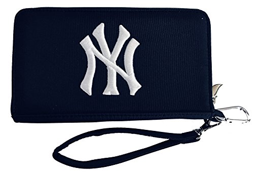 Charm14 MLB New York Yankees Deluxe Cell Phone Wallet-Fits All Phones