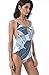Qpladlse Swimwear Women's One Piece Swimsuit Reversible Lace-Up BathingSuit(FBA)