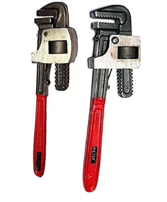 KETSY 703 Heavy Duty Pipe Wrench 10, 12 Set of 2 Pcs