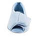 Git-up Women Diabetic Slippers/W Arthritis Edema Adjustable Closure Memory Foam House Shoes Open Toe 9#,Blue