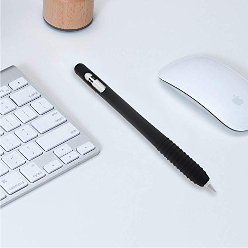 Budesi Protective Case Compatible with Apple Pencil, Soft Silicone Holder Skin Pocket Sleeve Cover Compatible for Apple iPad Pro Pencils Accessories Bundle