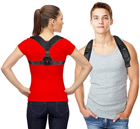 Clever Urban Back Posture Corrector for Women and Men - Spinal and Clavicle Support - Effective and Comfortable Upper Brace- Improve Slouching and Hunching - FDA Approved-Shoulder and Neck Pain Relief