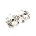 pewterhooter® women’s 925 Sterling silver stud earrings made with sparkling White crystal from Swarovski®. Gift box. Made in the UK. Hypoallergenic & Nickle Free for Sensitive Ears.