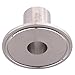 DERNORD Sanitary Female Threaded Pipe Fitting to 2 Inch TRI CLAMP OD 64mm Ferrule (Pipe Size: 1/2