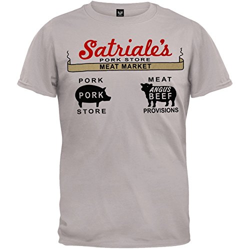 The Sopranos - Mens Satriale's Meat Market T-shirt Small Grey OG Exclusive