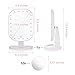MelodySusie Makeup Mirror with LED Lights Natural Daylight Lighted Vanity Mirror with Touch Screen Dimming 20 LED Lights, Detachable 10x Magnification Mirror, Portable Cordless Cosmetic Mirrors