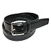 CTM Men's Leather Travel Money Belt, 36, Black