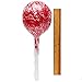 GIANT TOOTSIE ROLL POP container holds 8 Hard Candy Lollipops