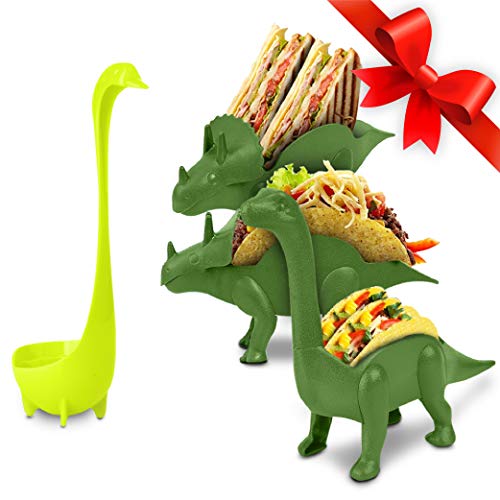 Dinosaur Taco Holder Set by East World Tacosaur Tribe with