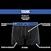 adidas Men's Athletic Stretch Trunk Underwear (2-Pack), Black/Black Black/Black, Medium
