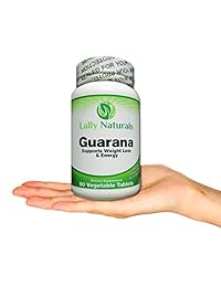 1000 mg de puro extracto de semillas de guaraná – Amazon Rainforest aumenta resistencia Cafeína Natural TE ayuda a Mantente alerta aumentar la resistencia – pérdida de peso – 90 Vegetable tabletas