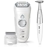 Braun Women's Epilator, Silk-épil 7 7-561 Electric Hair Removal, Wet &amp; Dry, Shaver with Bikini Trimmer (Packaging May Vary)