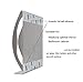 Toothbrush Holder Shelf Wall Mount,Ulifestar Bathroom Cabinet Organizer Accessories,3M Self Adhesive Toothpaste Shaving Razor Stand,Tooth Brush Holder Dispenser,Stainless Steel