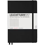Leuchtturm1917 Classic Hardcover Squared Medium Notebook Black
