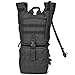 REEBOWGER Tactical Hydration Pack Backpack with 2.5L Water Bladder Outdoor Military Army Airsoft Molle Hydration Packs Backpacks for Men Women Hiking Cycling Running Black