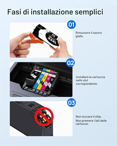 GPC Image Compatible Ink Cartridges Replacement for Epson 33 33XL for Expression Premium XP-540 XP-530 XP-830 XP-7100 XP-900 XP-640 XP-630 XP-635 (Black PBK Cyan Magenta Yellow, 15-Pack)