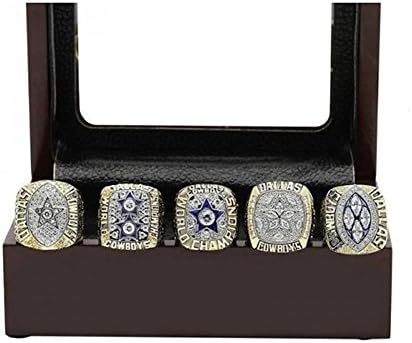 DAL' 1971 1977 1992 1993 1995 Cowboys Ring Display Box Set