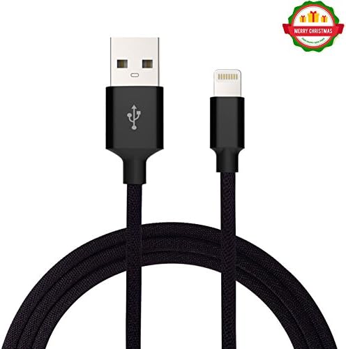 JIATENG iPhone data cable charger [Apple MFi certification], 100cm, aluminum alloy and new fabric and TPE material Lightning fast charge for iPhone X 8 7 plus 6 6S,more ios system equipment