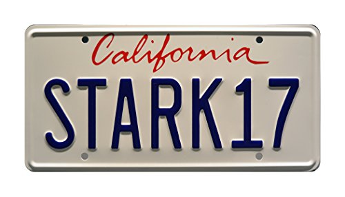Iron Man 3 | Tony Stark's Audi R8 e-tron | STARK 17 | Metal Stamped Vanity Prop License Plate
