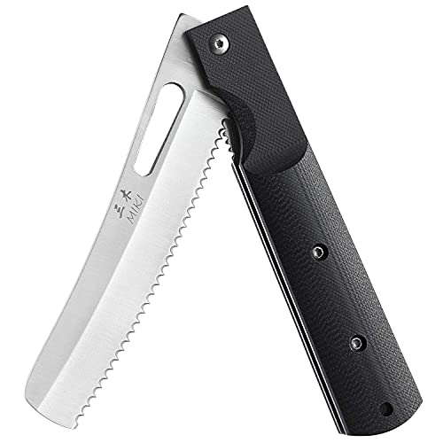 Miki 440A Stainless Steel Blade Japanese Kitchen Chef Folding Pocket